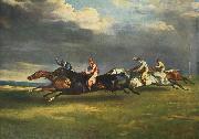 Theodore   Gericault The Epsom Derby Germany oil painting artist